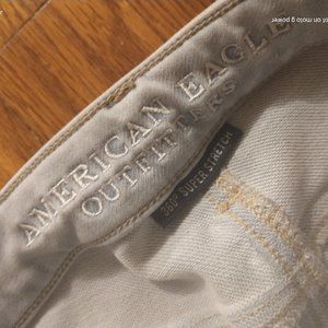American eagle jeans size 14 whitewashed / boot cut